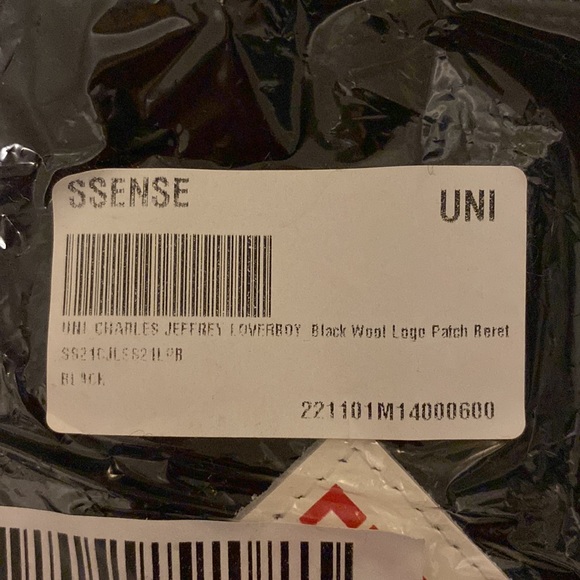 Charles Jeffrey Loverboy Patch Beret - Picture 7 of 7